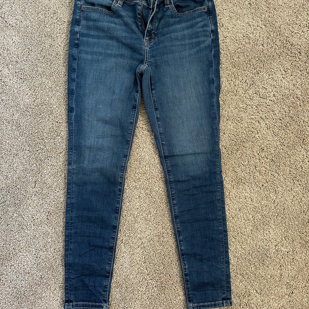 American Eagle Outfitters Dark Blue Skinny Jeans